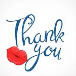 Thank You E Greeting Cards Set icon