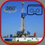 Oil Rig Drilling 3D icon