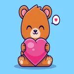 Lovely Bear Stickers! icon