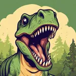 Dinosaur & Text Sticker Emojis icon