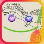 Dino line Draw - Drawing Game icon