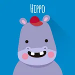 Happy Hippo Stickers icon