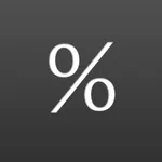 Simple percentage icon