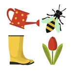 100 Gardening Stickers icon