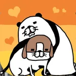 Panda and Dog: Always Dog Cute icon