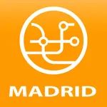 Public transport map Madrid icon