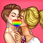 Lesbian Sticker icon