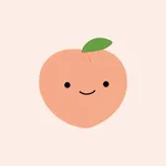 Cute Peach Stickers icon