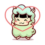 Fuwa Alpaca Stickers icon