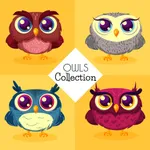 Cute Owl Emojis icon