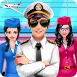 Flight Cabin Crew Girl Manager icon