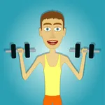 Muscle clicker: Gym game icon