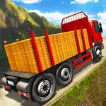 Gold Transporter Truck Drive icon