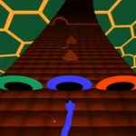 Color snake 3D icon