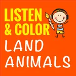 Listen & Color Land Animals icon