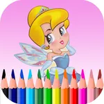 Fairy Toddler Paint Book icon
