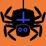 Electronic retro game - Spider icon