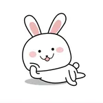 Sweet Rabbit Animated Stickers icon
