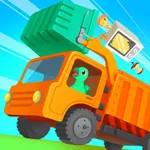 Dinosaur Garbage Truck Games icon