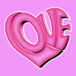 LOVE STICKER icon