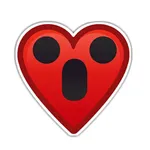 Heart stickers Emojis for text icon