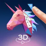 LowPoly 3D Art: Paint by Numbe icon