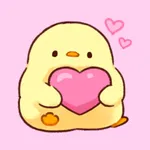 Soft and cute chick(love) icon