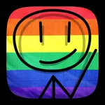 Stickmoji Gay LGBT Stickers icon