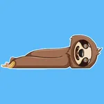 Sloth emojis & funny stickers icon