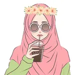 Hijab Girl Cute Stickers icon