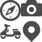 touring spot share icon