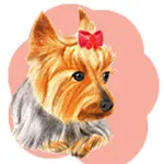 Cute Yorkie YorkieMoji Sticker icon