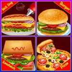 Hot Dog, Burger, Pizza Cooking icon