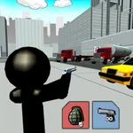 Stickman City Shooting 3D icon