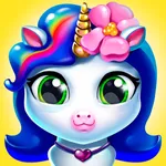 Unicorn games for girls icon