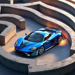 Wall Driving Car Puzzle icon