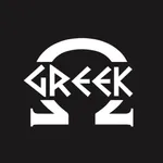 Greek O icon