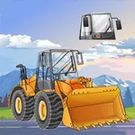 Trucks Jigsaw Cartoon Puzzles icon