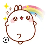 Animated Cute Molang Rabbit icon