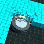 Color Cube Crush: 3D Saw Cut icon