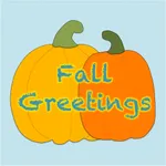 fall greetings icon