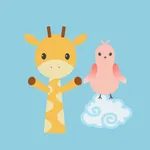 Giraffe and Bird Sticker Pack icon