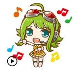 Animated Cute Gumi Sticker icon