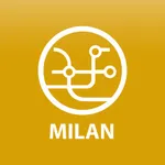 Public transport map Milan icon