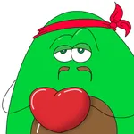 Valentine Day & Ninja Avocado icon