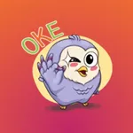 Sticker OwlPurple - fc icon