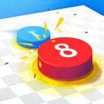 Flick Fall -Air Hockey Games icon