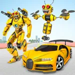 Bee Robot Transform Game 3D icon