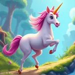 Unicorn dash : Magical Sky run icon