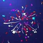 Keyne's confetti icon